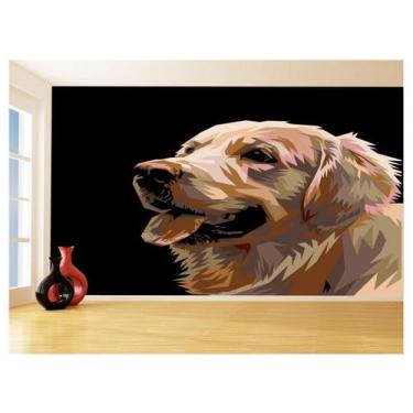 Imagem de Papel De Parede 3D Animais Cachorro Golden Arte 3,5M Anm369 - Você Dec