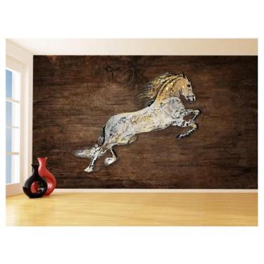 Imagem de Papel De Parede 3D Animais Pop Art Cavalo Cores 3,5M Pxa332 - Você Dec