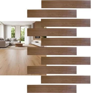 Imagem de Piso Viniliuco Autoadesivo 1m2 Autocolante Chao Madeira Falsa Sala Est