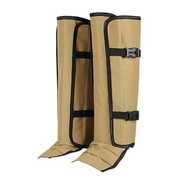 Imagem de Aymzbd Polainas de proteção contra cobras, protetores de perna, capa de calçado de inverno para camping, caminhadas, montanhismo, viagens e esqui, Amarelo
