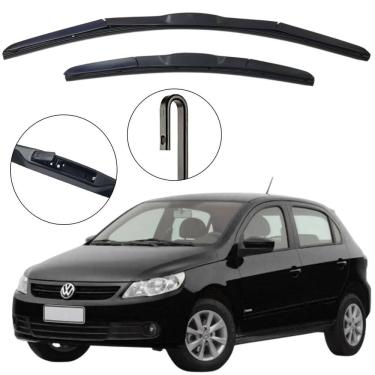 Imagem de Kit Palheta Dianteira Gol G5 2009 a 2012 Limpador de Parabrisa de Silicone