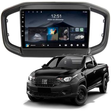 Imagem de Multimídia Adak 9P Strada 2021 a 2024 COM COMANDO NO VOLANTE 2+64GB Quadcore Carplay Android Auto Gps