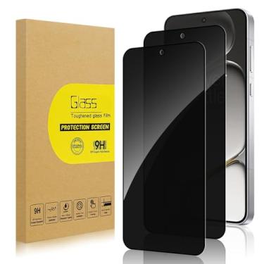Imagem de Lolyoo Pacote com 2 protetores de tela de privacidade para Oneplus 15R [vidro temperado anti-espião], Ultra HD, antiarranhões, sem bolhas, fácil instalação, vidro protetor 9H para Oneplus 15R