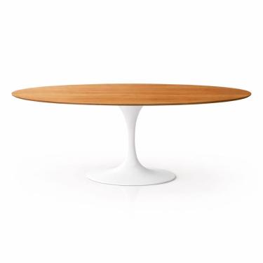 Imagem de Mesa de Jantar Tulipa Saarinen Oval 120x80 cm Tampo Freijó