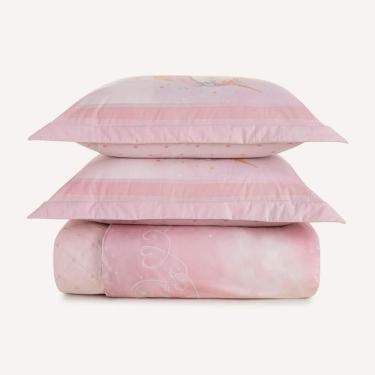 Imagem de Colcha Infantil Casal com 2 Porta-travesseiros Karsten 200 Fios Princesinha