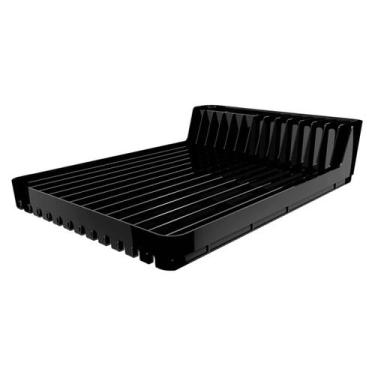 Imagem de Escorredor de Pratos Louças Preto Pop Crippa Compacto Cozinha Pia