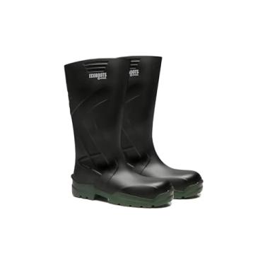 Imagem de Bota Galocha Impermeável Segurança Proteção Cano Longo Antiestático Biqueira Composite Resistente Ca