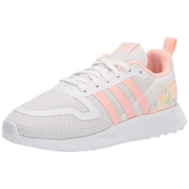 Imagem de adidas Originals Tênis infantil unissex Multix, Branco/Halo Mint/Haze Coral, 3.5 Little Kid