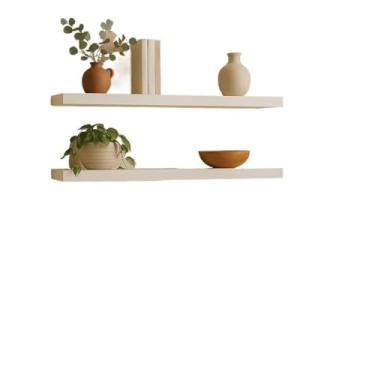 Imagem de Kit 3 Prateleiras 15 x 80/60/40 MDF Branca Preta Nicho Suporte Decoração Sala Quarto Banheiro Escritório(Kit 2 Prateleiras 15cm x 80cm,Preto Tx)