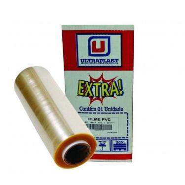 Imagem de Rolo Filme Pvc Industrial Ultra 30cmx300m 0,10mm