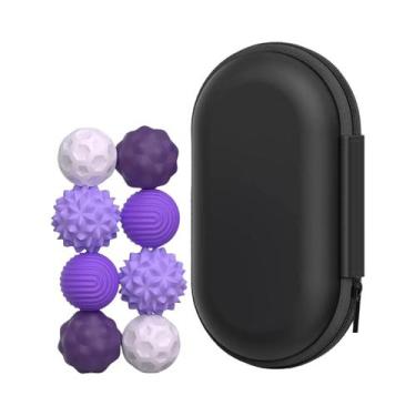 Imagem de Bolas Magnéticas Brinquedo Antiestresse 6 12 Peças EDC Alívio De Ansie