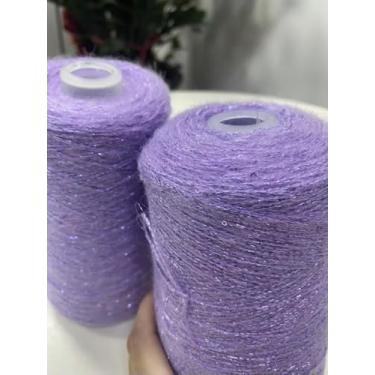 Imagem de JGHITROME Mohair fio de lã de caxemira fio de crochê fofo 250 g macio natural colorido pelúcia mohair lã de seda gelo fio de lantejoulas para tricô fio de tricô tricô crochê linha de costura (9)