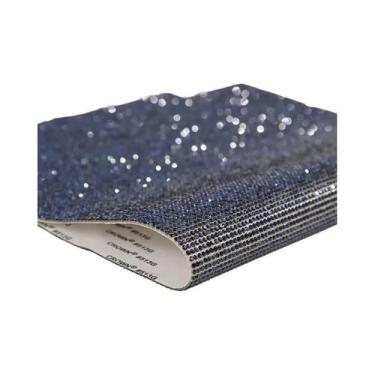 Imagem de Fita Adesiva De Strass 12x20cm Para Artesanato DIY, Decoração De Carro