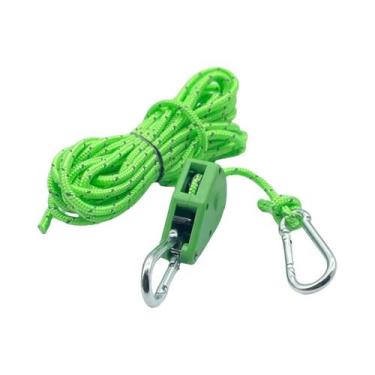 Imagem de Corda Refletiva De 5m Para Barraca De Camping Com Fivela De Ratchet Pa