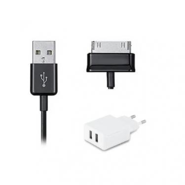 Imagem de Cabo Usb 2.0 Mais Carregador Bivolt Para Tablet Samsung Gt-p3110