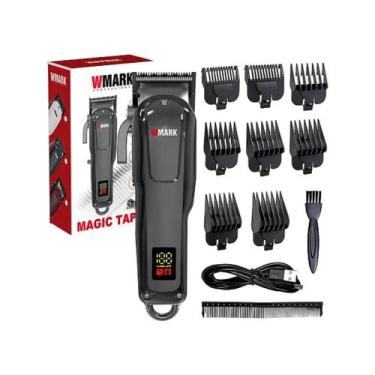 Imagem de Maquina Wmark Cortar Cabelo Ng1001 Profissional Preto
