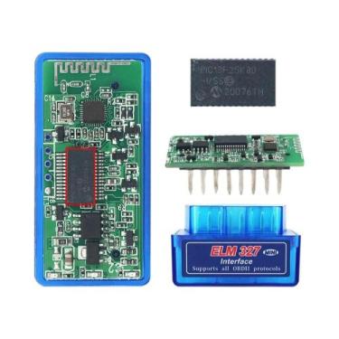 Imagem de Leitor De Códigos OBD2 Universal ELM327 Com Chip PIC25K80, Scanner Blu