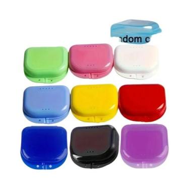 Imagem de Caixa De Armazenamento Para Retentores Ortodonticos, Container De Higi