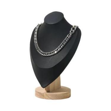 Imagem de Expositor De Joias Em Bambu: Busto Para Colares E Joias  Ideal Para Ve