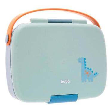 Imagem de Lancheira Bento Box Magic com Talheres Inox Dinossauro - Buba
