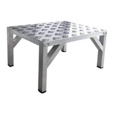 Imagem de Escada Banqueta Alumínio 1 Degrau Antiderrapante Kazan