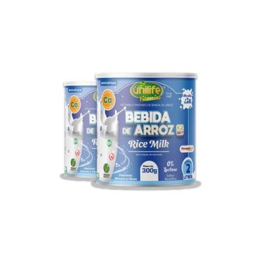 Imagem de Kit 2 Bebida de Arroz Sabor Baunilha Unilife 300g