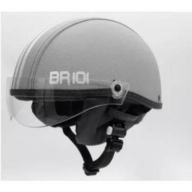 Imagem de Capacete de Bicicleta Coquinho BR 101 Cinza Vision Cristal M