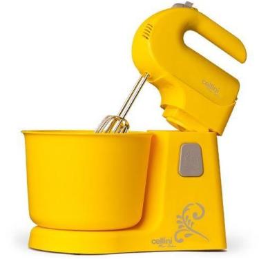 Imagem de Batedeira Cellini Maxi Deluxe 300W Amarela 127v, 110V