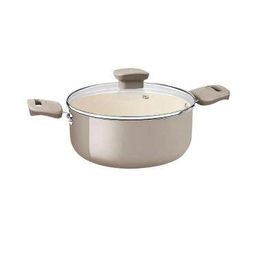 Imagem de Caçarola Tramontina Veronese Alumínio E Cerâmica Bege 22cm 3,6 L