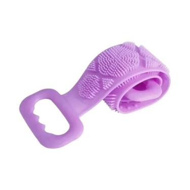 Imagem de Escova De Banho Masculina De Silicone Para Massagem E Esfoliação Corpo