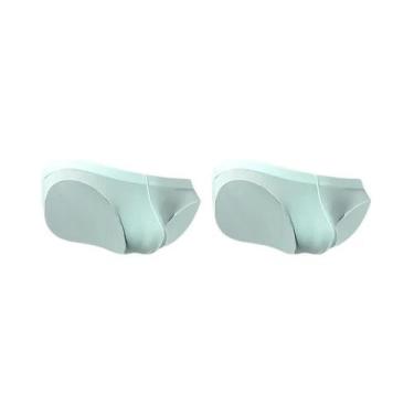 Imagem de Cuecas Boxer Masculinas De Cintura Baixa Em Seda Gelada, 2 Peças, Roup