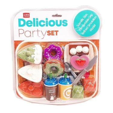 Imagem de Comida de Brincar Kit de Sobremesas e Café LY8705 - Dorémi - COML Bela