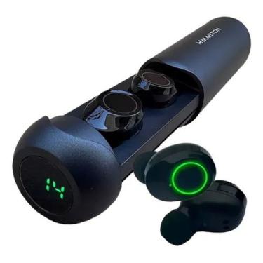 Imagem de Fone De Ouvido In-ear Gamer Sem Fio In-ear F915 Preto Com Luz Moderno 