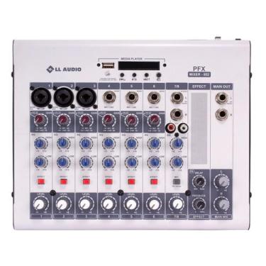 Imagem de Mesa De Som LL Com Efeito E Bluetooth PFX802 8 Canais - LL Audio