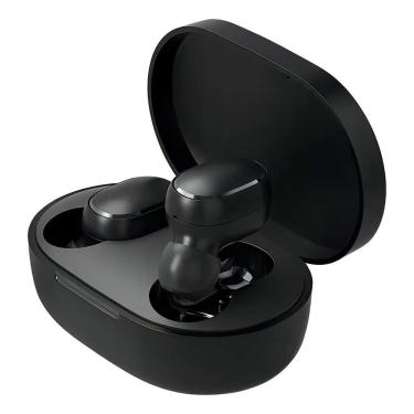 Imagem de Fone de Ouvido Bluetooth TWS MDM Dots com Estojo Recarregável Compacto Pareamento Automático Preto