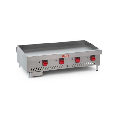 Imagem de Chapa de Fritura a Gás Glp Chexp1220-g19 Estrutura Inox 122cm 19mm Profissional Red Chameleon