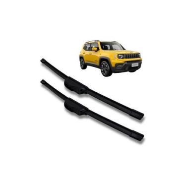 Imagem de Palheta Limpador De Parabrisa Jeep Renegade Todos + Brinde Preto, Pret