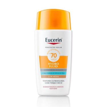Imagem de Protetor Solar Facial Eucerin Sun Hydro Fluid Cor Média FPS 70 50ml