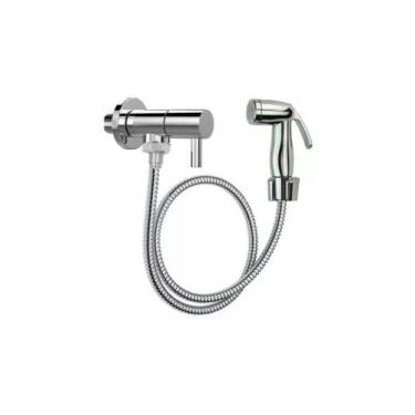 Imagem de Ducha Higiênica Cromada Luk Metais Gatilho Metal C62 1/4 Volta