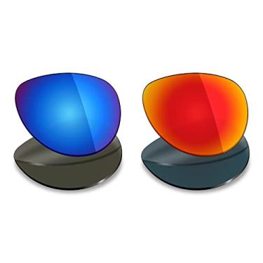 Imagem de 2 pares de lentes polarizadas de substituição para óculos de sol Oakley Feedback – Opções