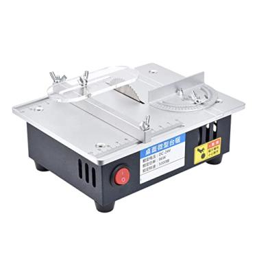 Imagem de Mini Serra de Mesa Multifuncional, Mini Serra de Mesa de 96 W, Serra de Mesa para Trabalhar com Carpintaria, Serra Portátil de Corte de Ângulo 0-90, 14 mm de Profundidade de Corte para Corte de Madeira