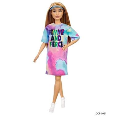 Imagem de Boneca Barbie Fashionista Vestido Tie Dye Mattel