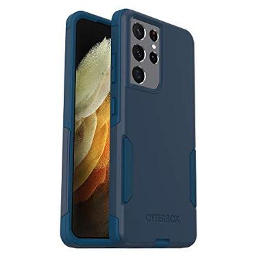 Imagem de OTTERBOX Capa série confortável para Galaxy S21 Ultra 5G (SOMENTE - NÃO SERVE PARA tamanhos não Plus ou Plus) - BESPOKE WAY (AZUL CLARADO/AZUL TEMPORMIA/AZUL MARINHO)