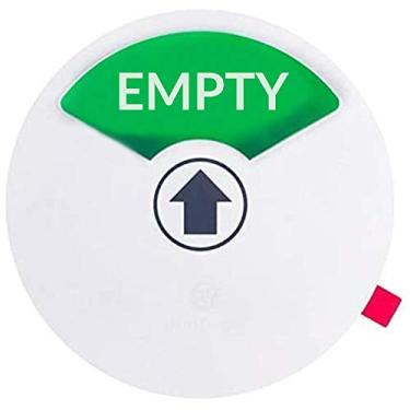 Imagem de Ímã de lava-louças (1 peça) – Placa magnética limpa, suja ou vazia – sem arranhões de 9 cm – Inclui fita dupla face 3M para superfícies não magnéticas (ímã de lava-louças (branco)