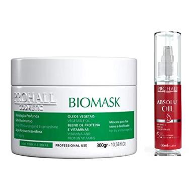 Imagem de Prohall Óleo Reparador 60 ml + Máscara Biomask Teia 300G