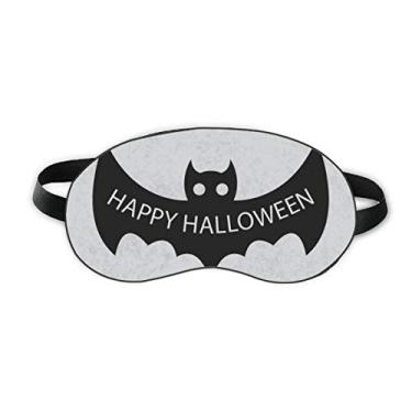 Imagem de Hallowmas Black Morcegos Feliz Dia das Bruxas Sleep Eye Shield Soft Night Blinfold Shade Cover