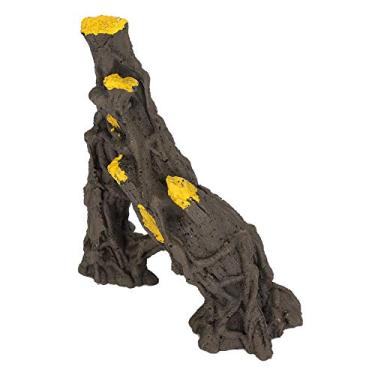 Imagem de XiangXin Ornamento de tanque de lagarto de lagarto, caverna de esconderijo de répteis, caverna de esconderijo para aquário de peixe