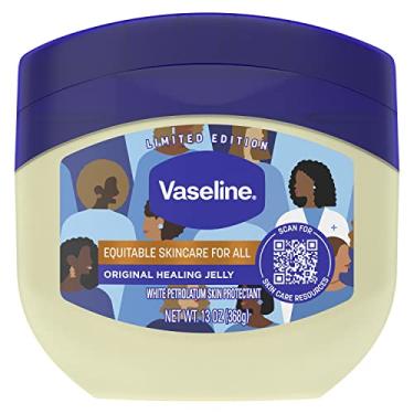 Imagem de Vaseline Petroleum Jelly Provides Dry Skin Relief and Protects Minor Cuts Original Dermatologist Recommended and Locks in Moisture 13 oz, 1 Count