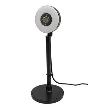 Imagem de Webcam USB, Webcam HD 1080P Com Foco Automático, Microfone Embutido, Webcam de Computador Com Haste Retrátil e Luz Ajustável (Autofoco Preto)