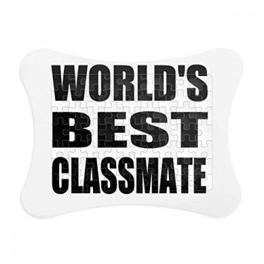 Imagem de World's Best Classmate – Moldura de quebra-cabeça de formatura